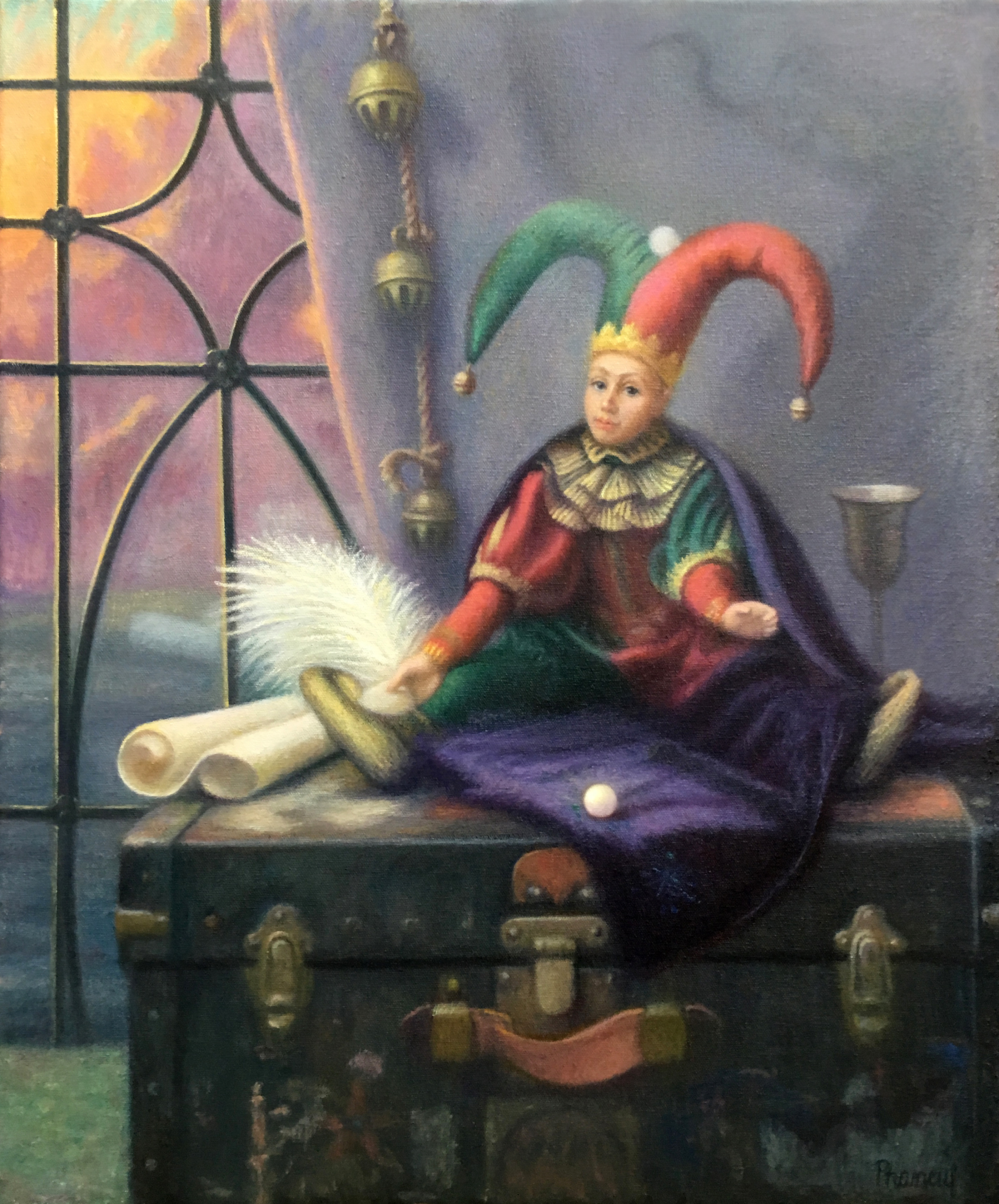 Court Jester Painting Court Jester Painting